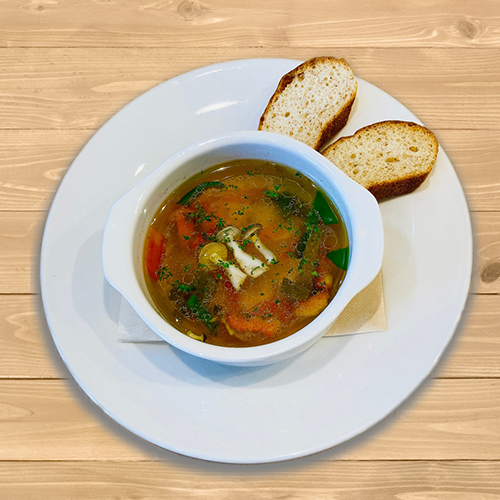 季節の有機農業野菜スープ