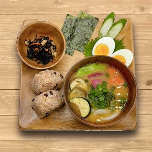 発芽発酵玄米おにぎりプレート