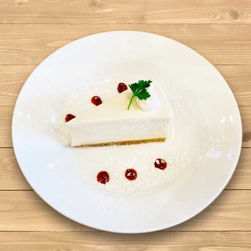 自家製レアチーズケーキセット