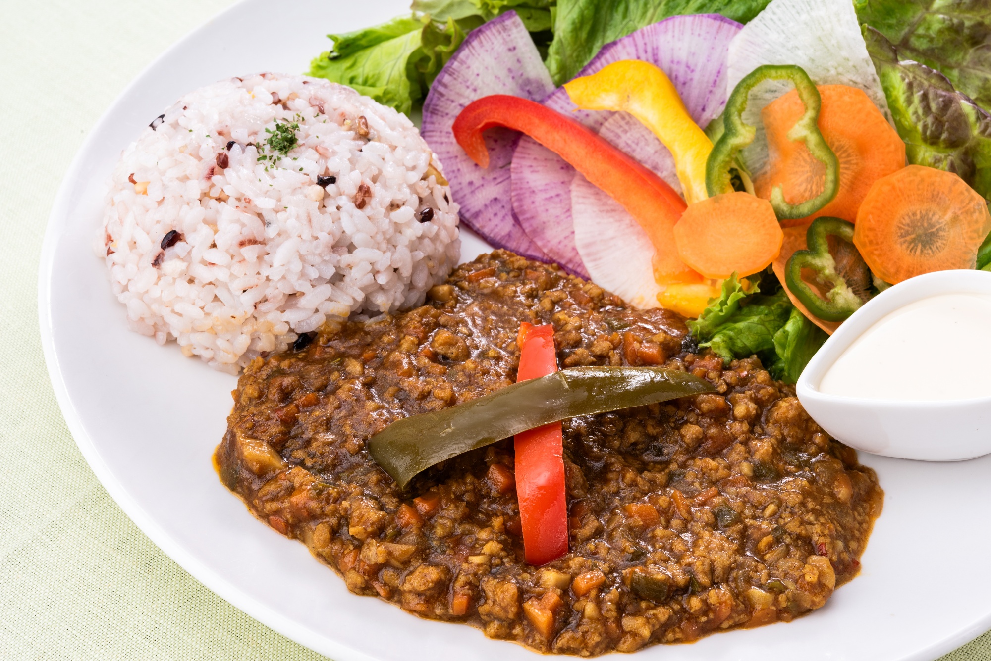 みやじ豚と有機農業野菜のキーマカレー