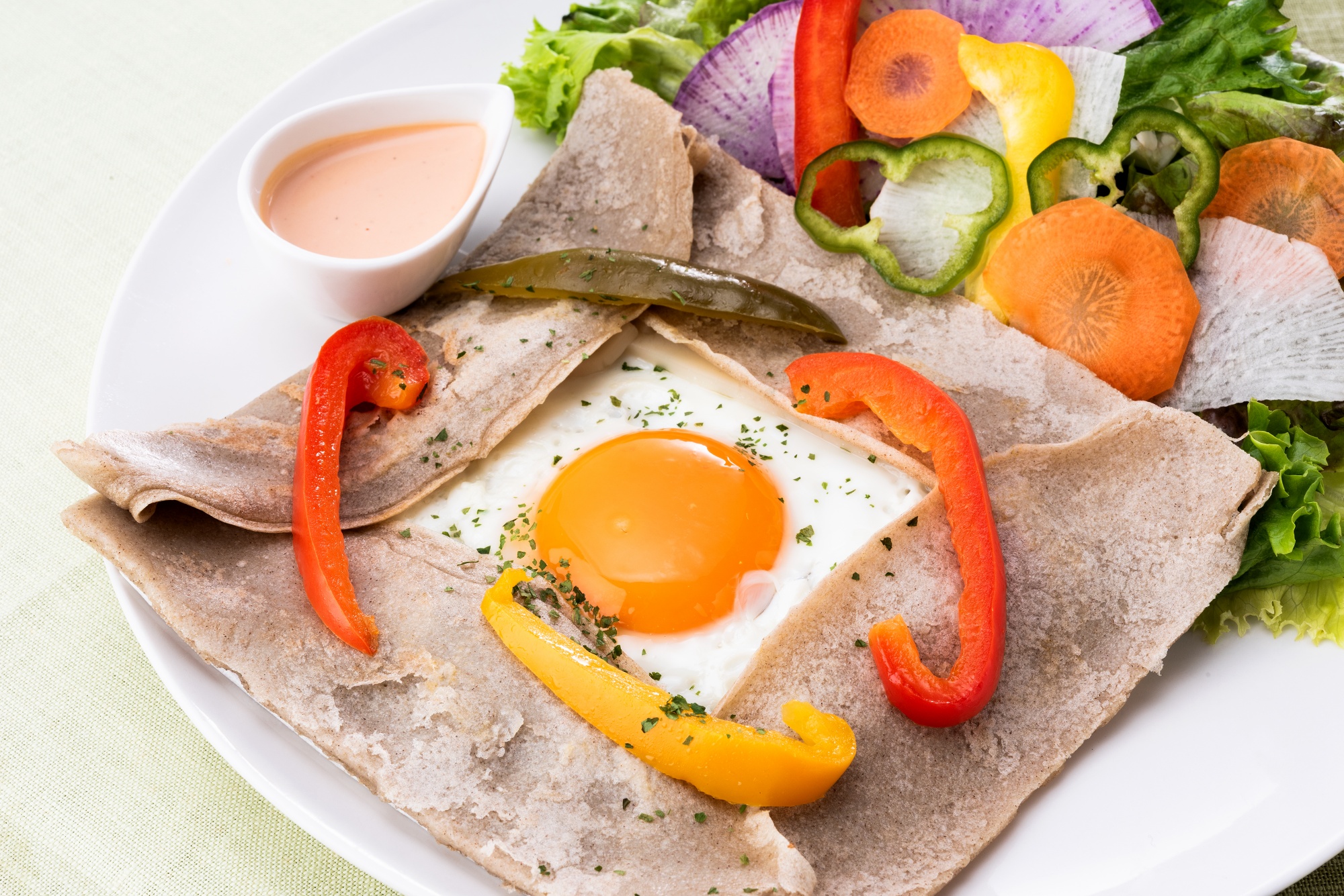 そば粉のガレット