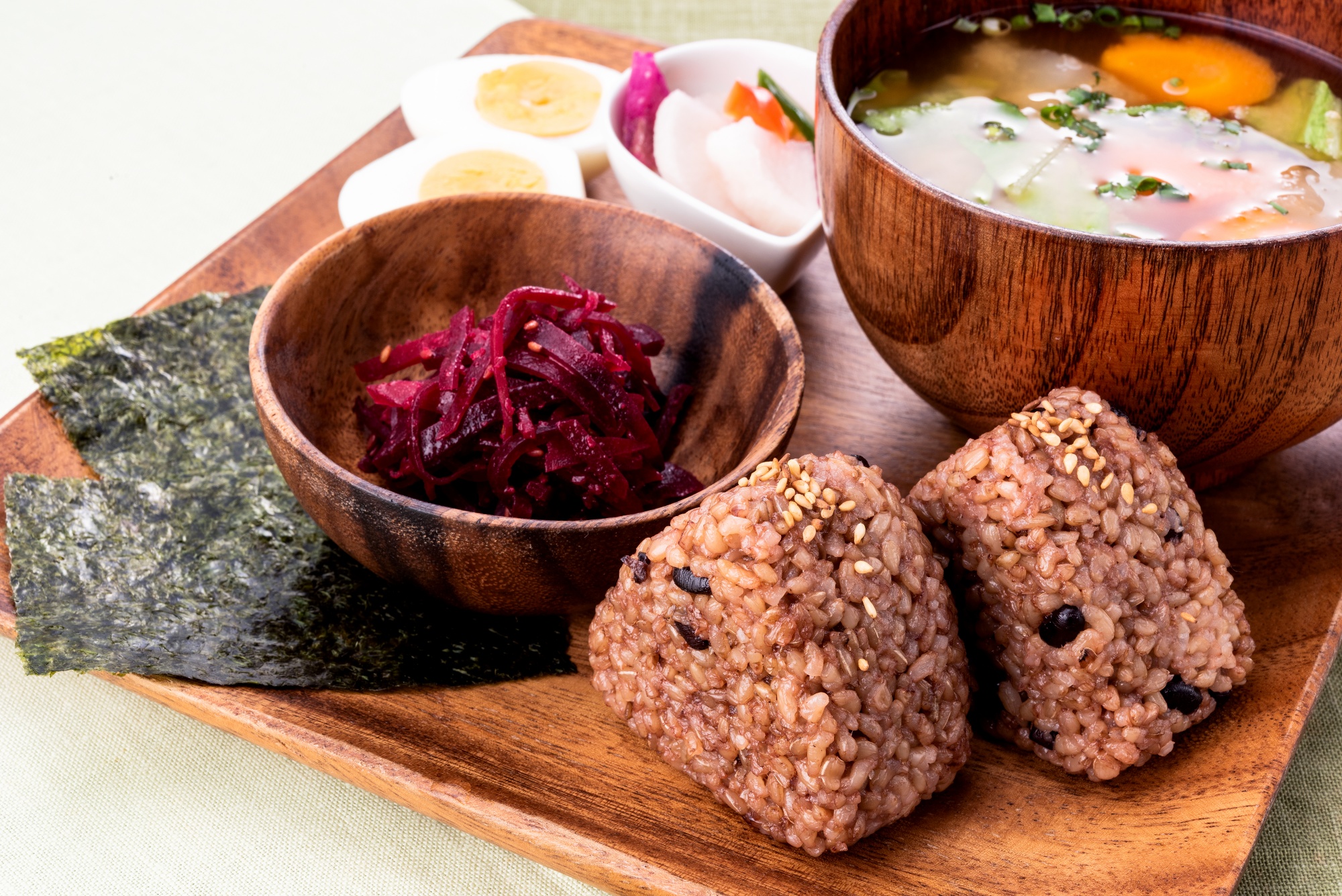 発芽発酵 玄米おにぎりプレート